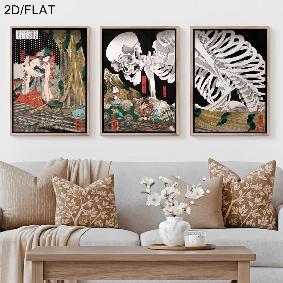 Art Craft House - 3 adet Retro Japon Takiyasha Cadı