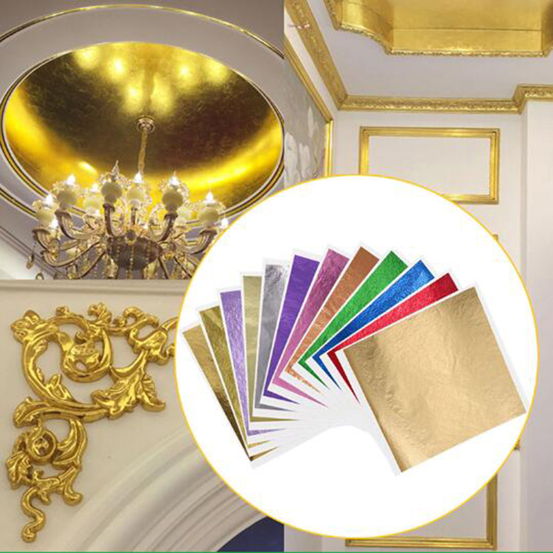 Art Craft Leaves - 1000 adet/paket mavi yaprak yaprak altın
