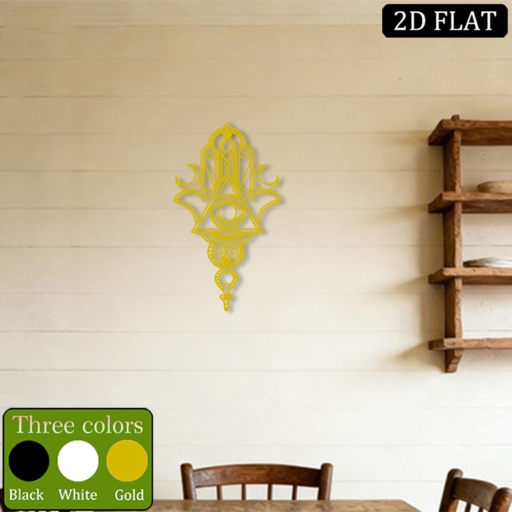 Art & Craft Village Pondicherry - CIFBUY Metal Duvar Sanatı Hamsa Nazar