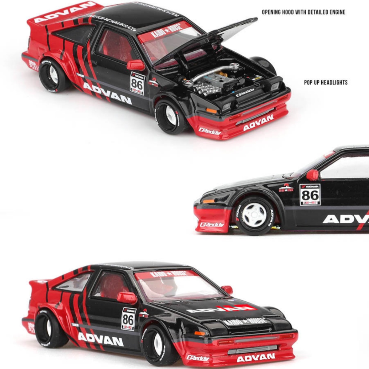 Art Craft House - Kaido House+MINIGT 214 1:64 AE86 ADVAN