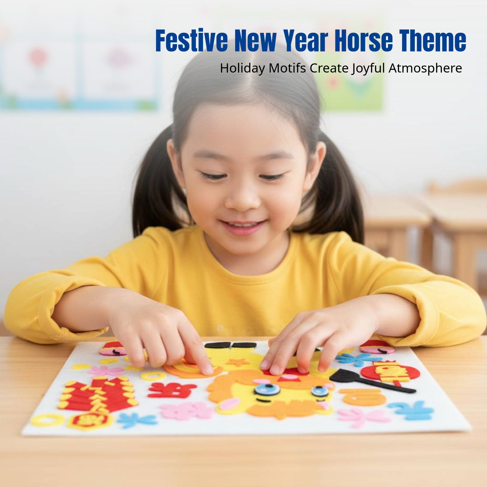 Art Craft For Kindergarten - 2026 Yeni Yıl Kendin Yap Kumaş