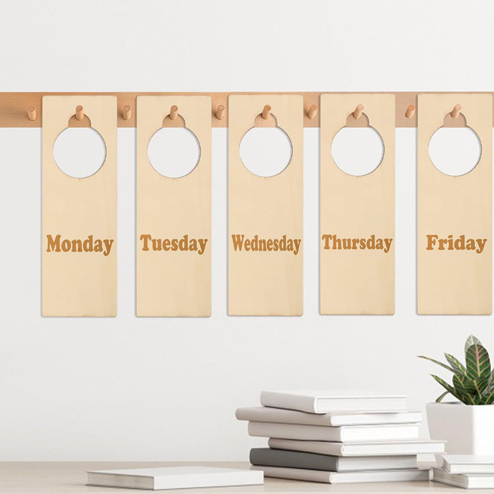Art Craft Door - 10 adet Bitmemiş Ahşap Kapı Tokmağı