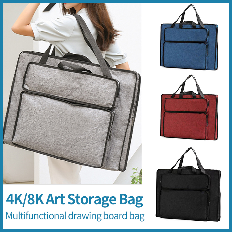 Art Portfolio Bag - 8K/4K Su Geçirmez Naylon Çizim Çantası