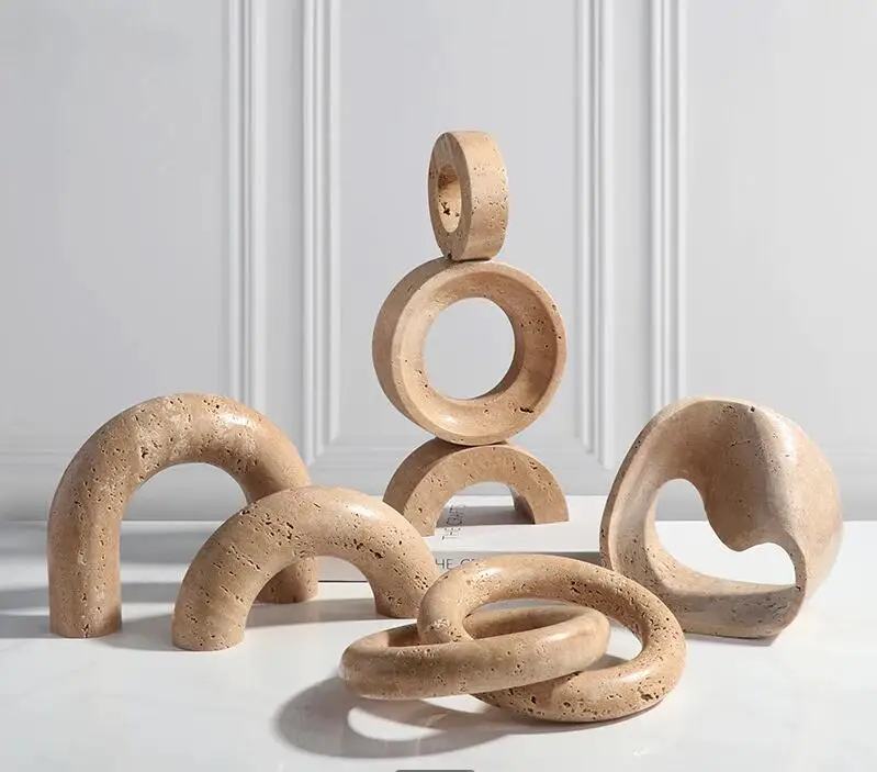 Exhibition Of Art And Craft - Mermer Geometrik Sanat Süsler Giriş Heykel
