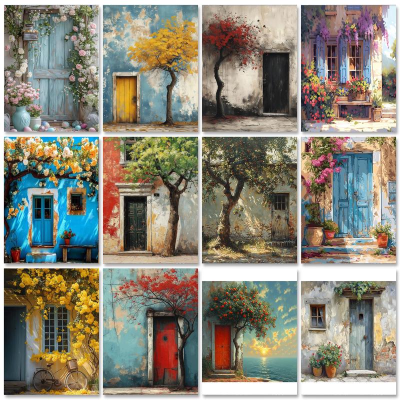 Art Craft Door - GATYZTORY 60x75cm boyama numaraları kitleri yetişkin