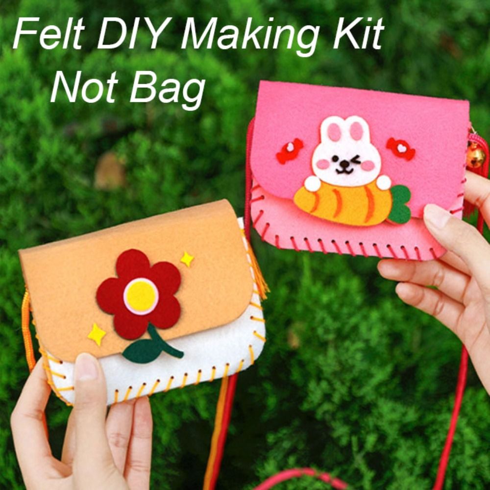 Art Craft For Kindergarten - Sevimli Keçe Keçe Çanta Yapımı Kiti