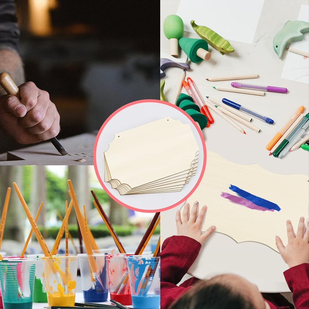 A56K 24 Adet İşlenmemiş Asılı  - Art Craft Door incelemesi ve fiyatı
