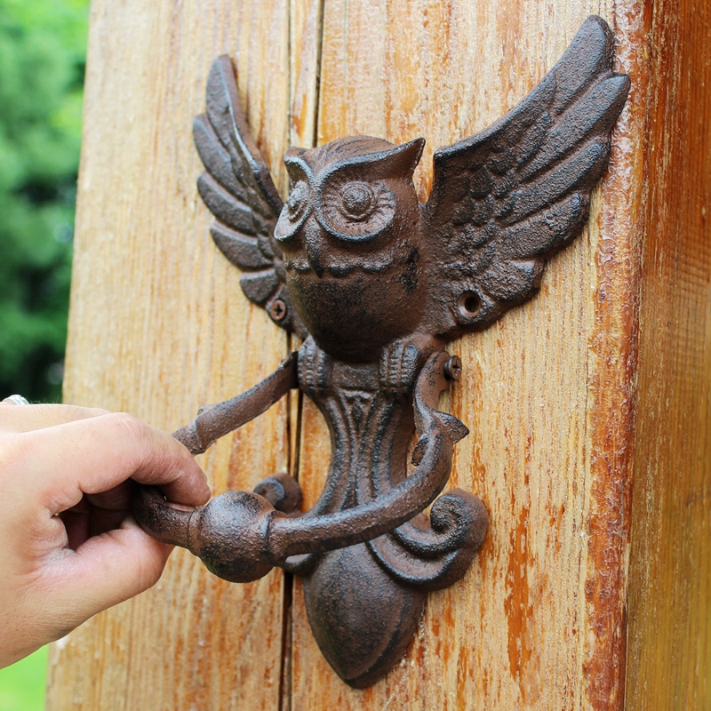 Rustik baykuş dökme demir kapı - Art Craft Door incelemesi ve fiyatı