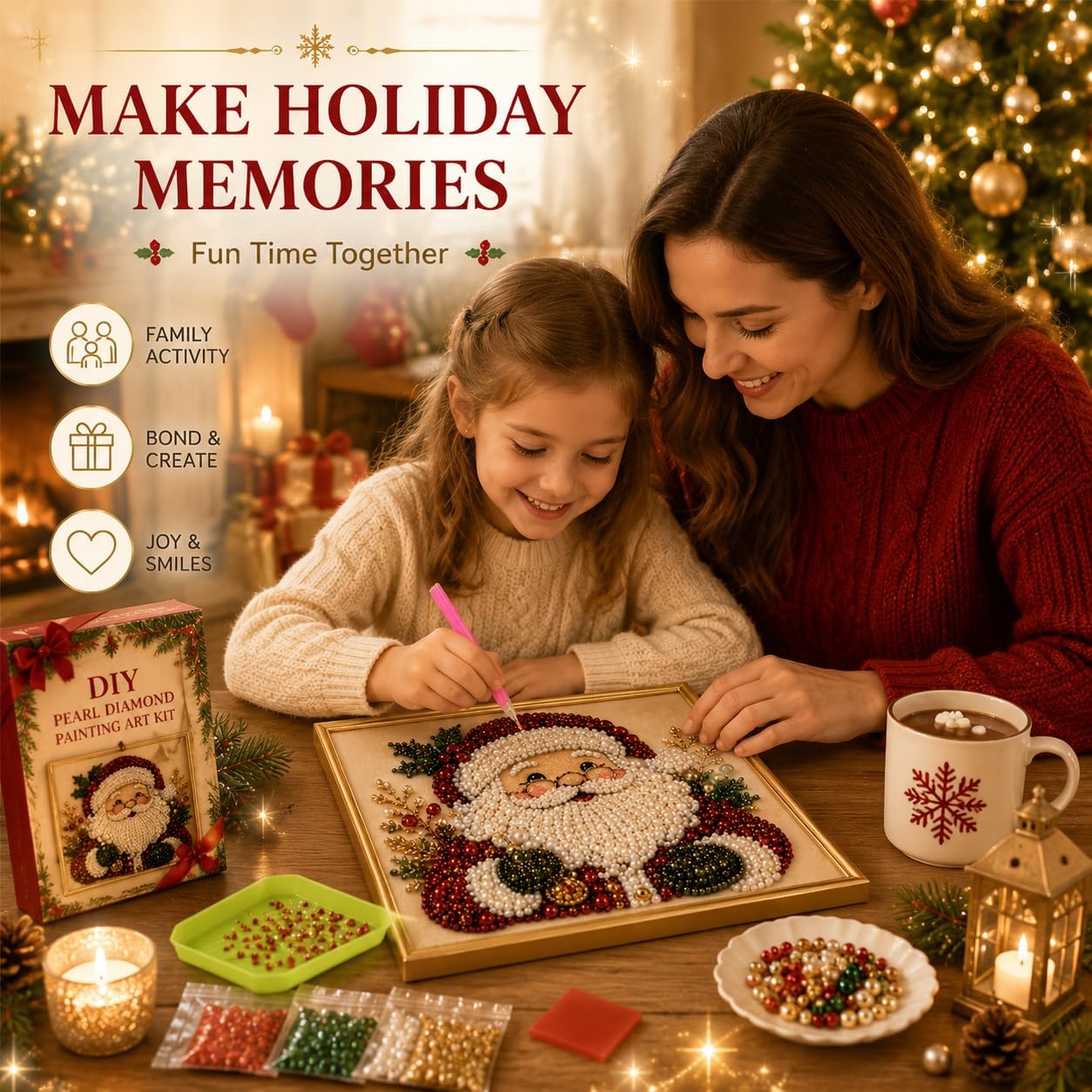 Kendin Yap Noel İnci Elmas Boy - Art Craft For Christmas incelemesi ve fiyatı