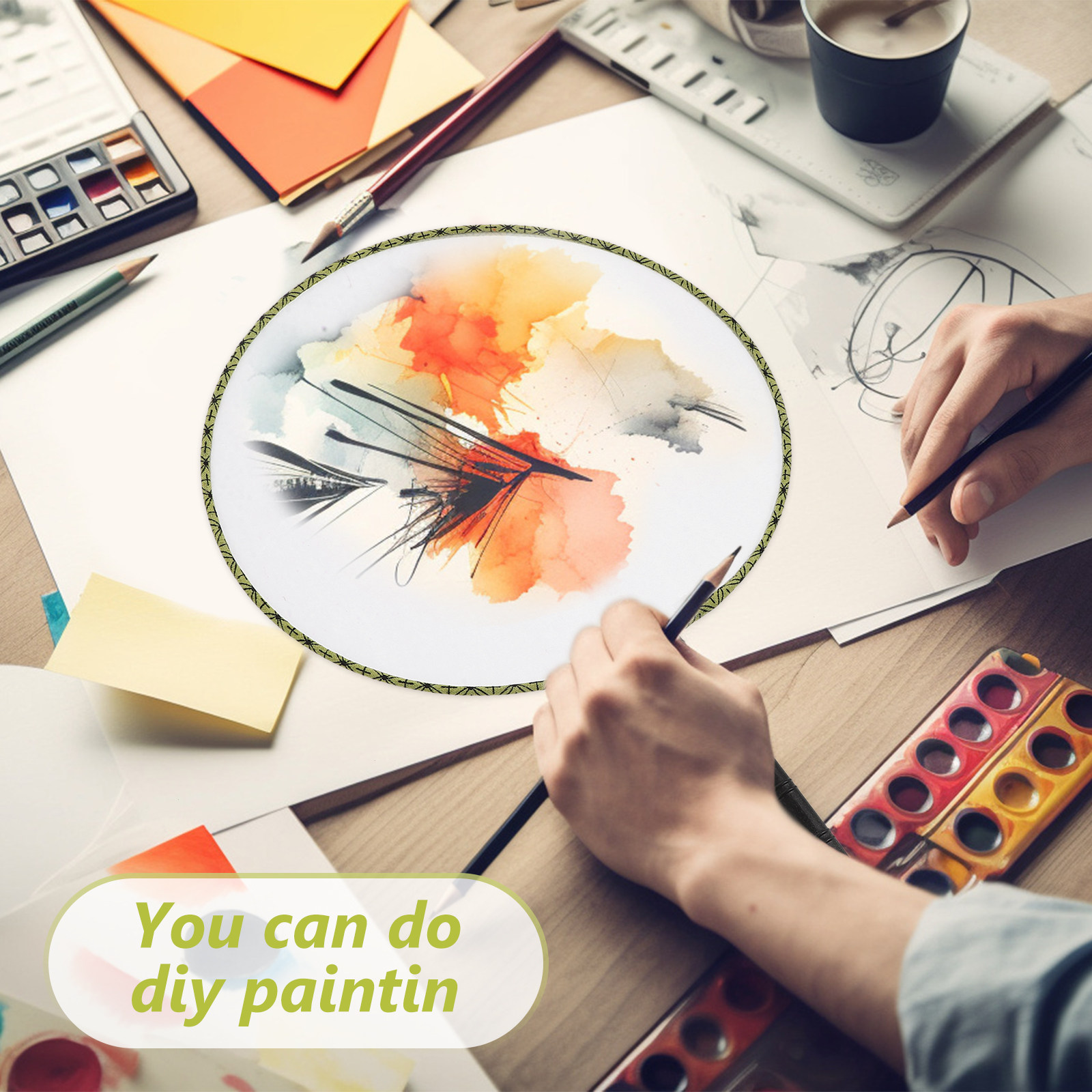 10 Adet Boş Çin Tarzı El Yelpa - Art Craft For Kindergarten incelemesi ve fiyatı