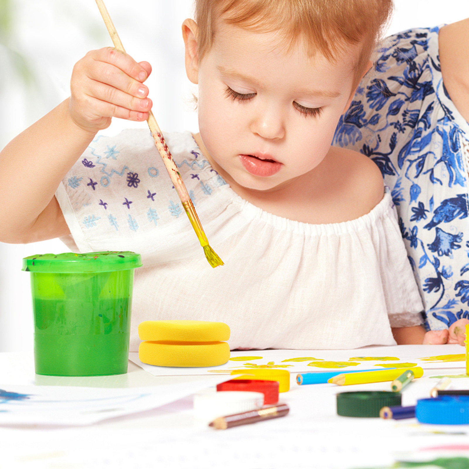2 Adet Boyama Süngeri Yuvarlak - Art Craft For Kindergarten incelemesi ve fiyatı
