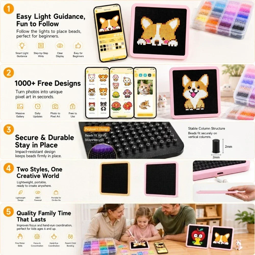 LED Fuse Beads Kit Board, Uygu - Art Craft App incelemesi ve fiyatı