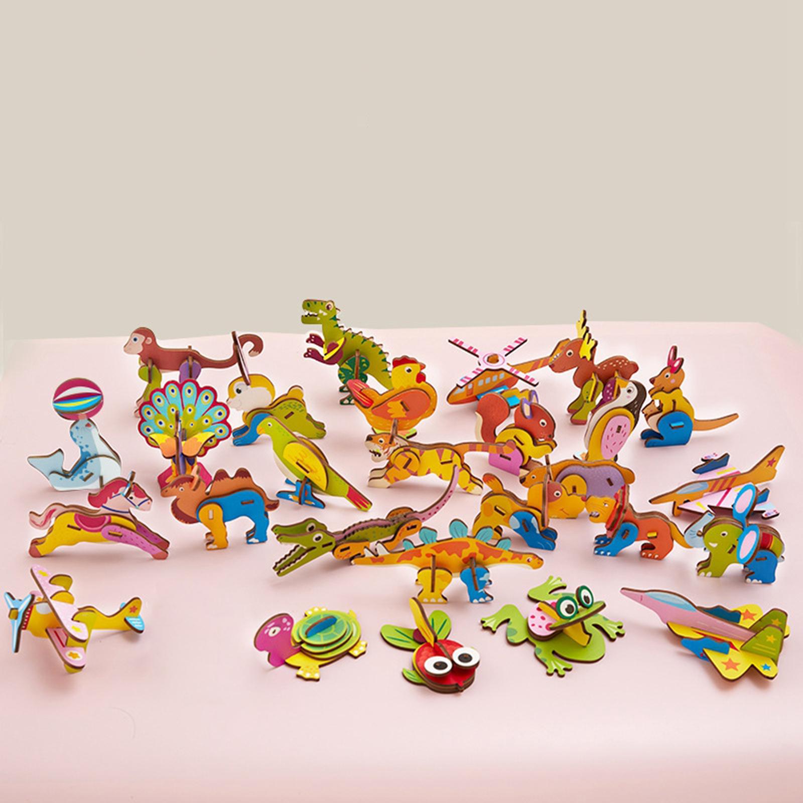 3D Karikatür Ahşap Yapboz, Eğl - Art Craft For Kindergarten incelemesi ve fiyatı
