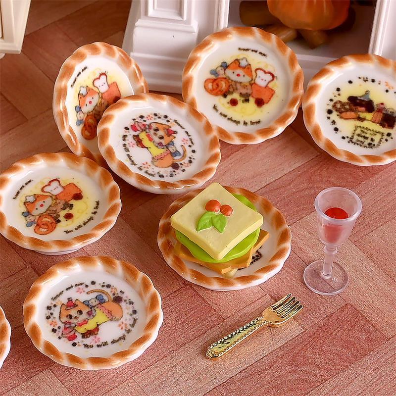 10 adet/takım Dollhouse Minyat - Art Craft House incelemesi ve fiyatı