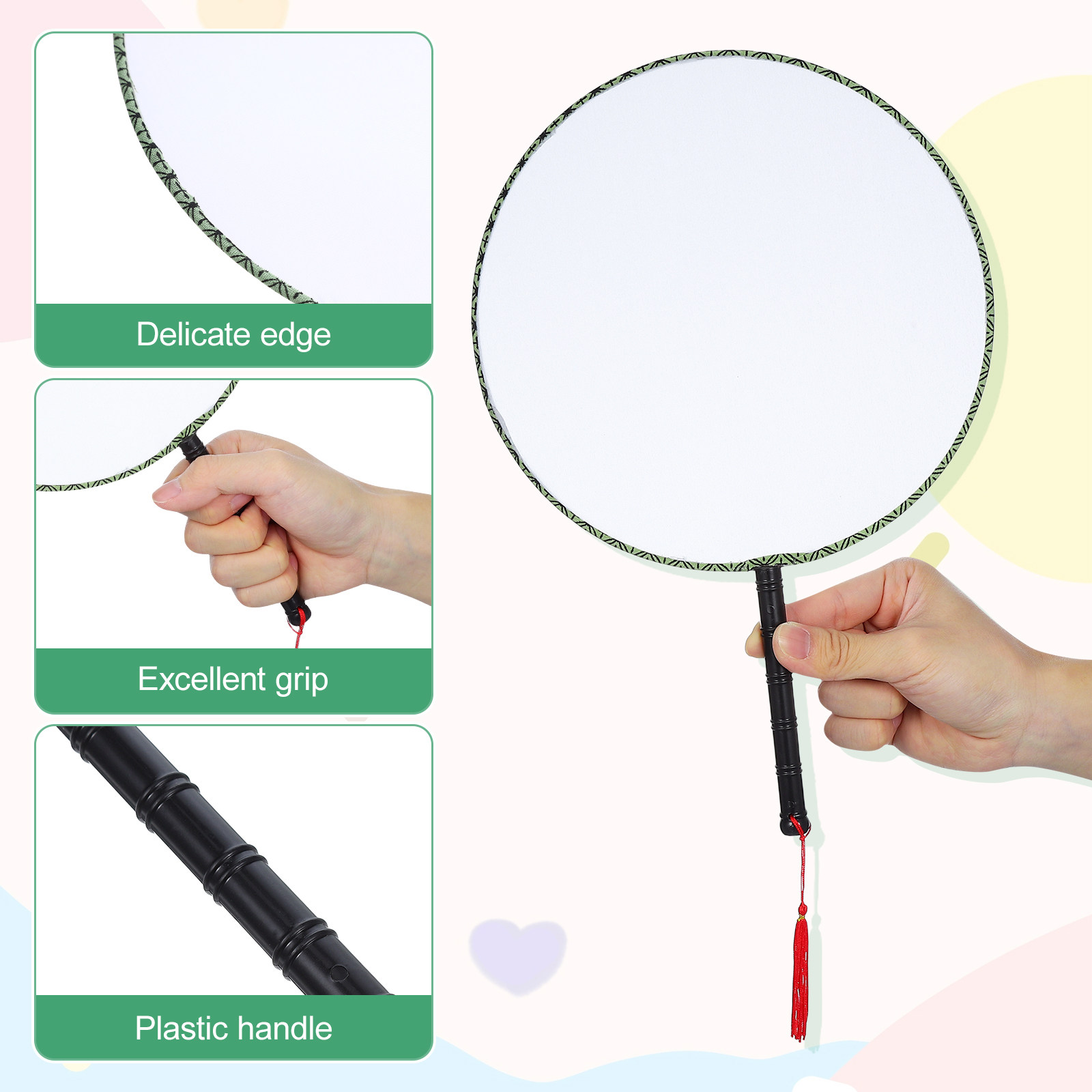 10 adet boş fan boyama ve çizi - Art Craft For Kindergarten incelemesi ve fiyatı