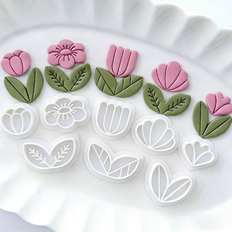 8 adet çiçek yaprak polimer ki - Art Craft Leaves incelemesi ve fiyatı