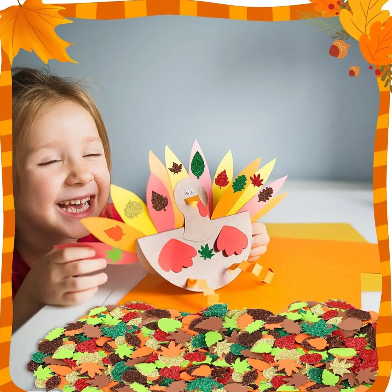 Şükran, güz zanaat kiti sonbah - Art Craft Leaves incelemesi ve fiyatı