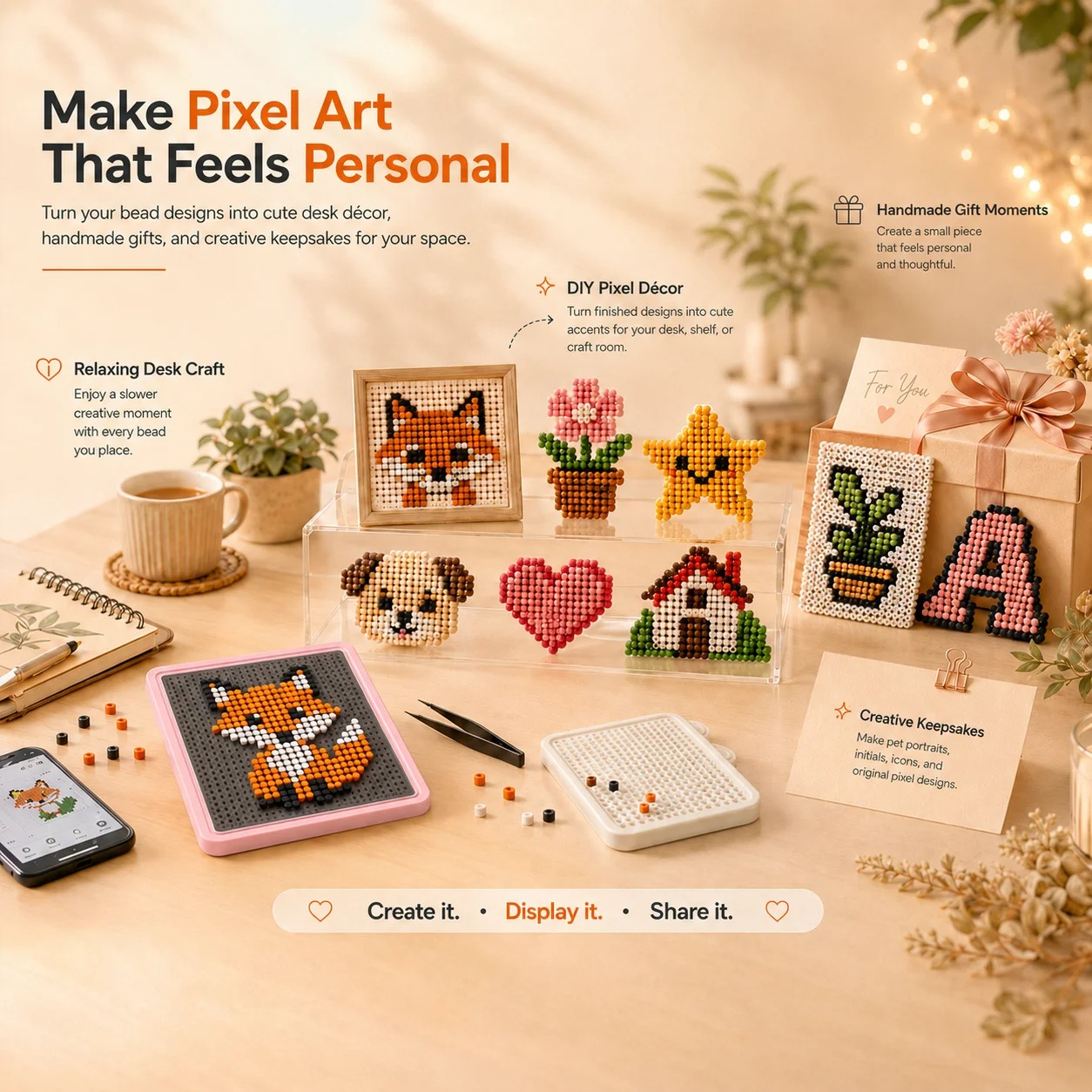 LED Akıllı Boncuk Sanat Panosu - Art Craft App incelemesi ve fiyatı