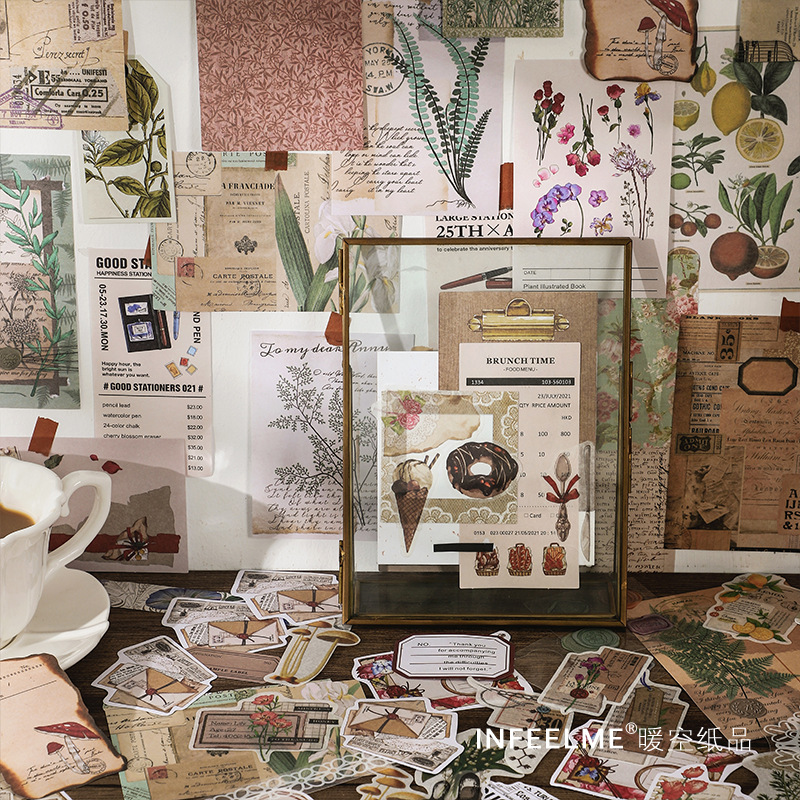 1 paket/260 adet Vintage Edebi - Art Craft Notebook incelemesi ve fiyatı