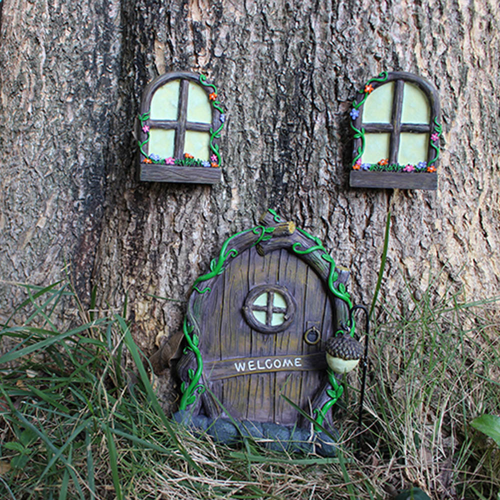 3 adet Ağaç Heykel Bahçe Gnome - Art Craft Door incelemesi ve fiyatı