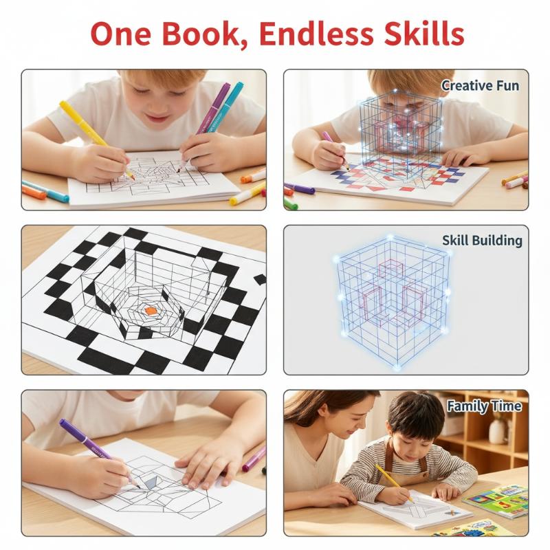3D Sihirli Stereoskopik Sanat  - Art Craft For Kindergarten incelemesi ve fiyatı