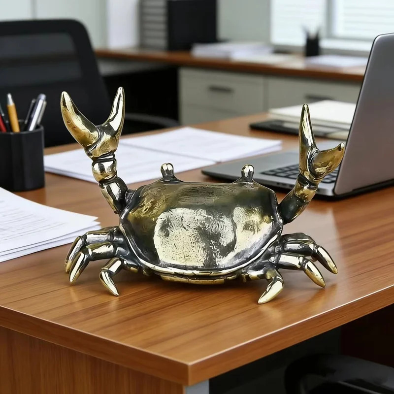 Pirinç Yengeç Heykeli Halter K - Art Craft Animals incelemesi ve fiyatı