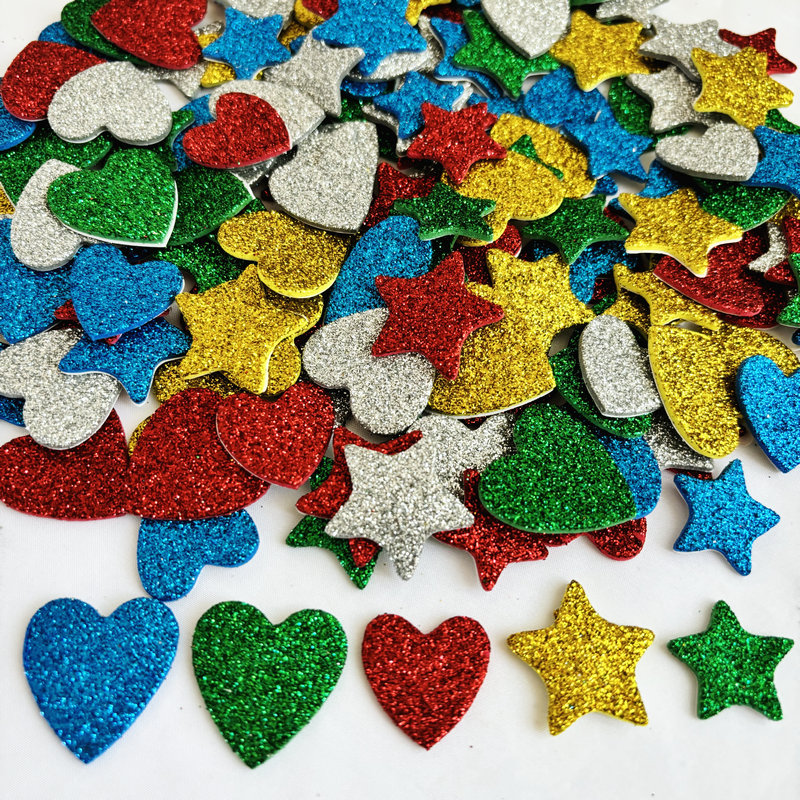 150 adet/grup. Glitter yıldız  - Art Craft For Kindergarten incelemesi ve fiyatı