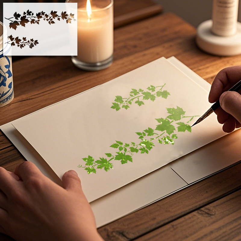 YOMDID 1 adet Yaprak Desen PET - Art Craft Leaves incelemesi ve fiyatı