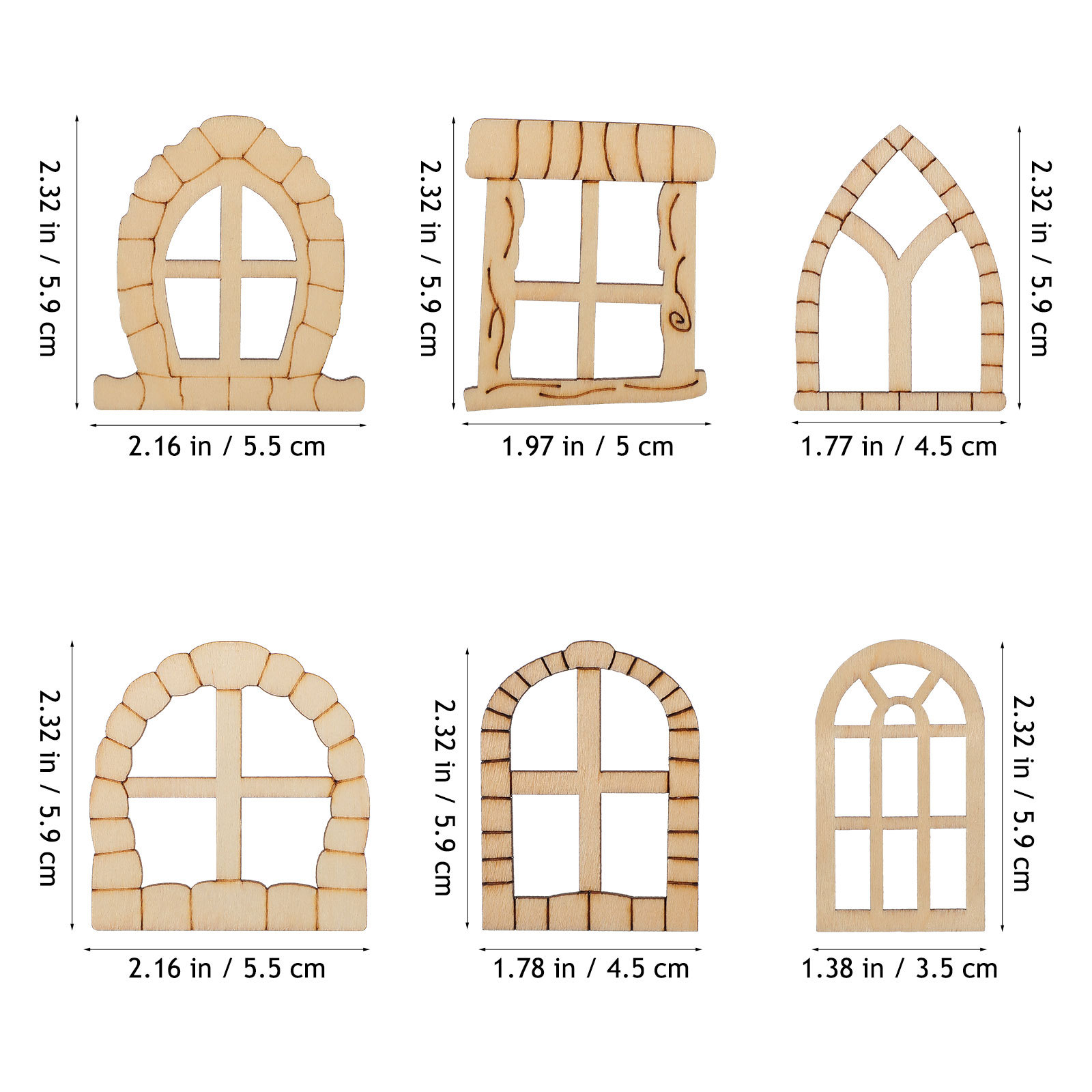 25 adet Minyatür Ahşap Kapı Pe - Art Craft Door incelemesi ve fiyatı