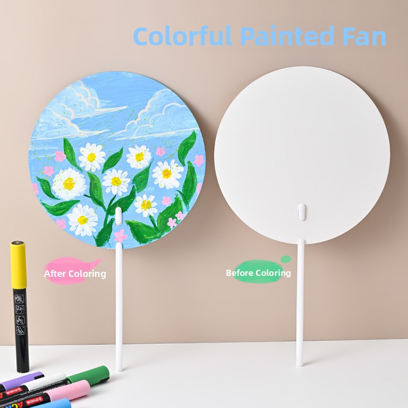 DIY El-Boyalı Yelpaze Kağıdı A - Art Craft For Kindergarten incelemesi ve fiyatı