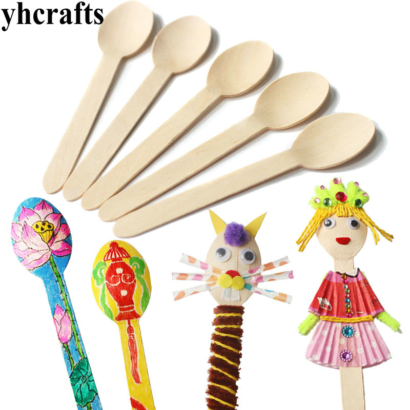 20 adet/grup. Tahta kaşık sana - Art Craft For Kindergarten incelemesi ve fiyatı
