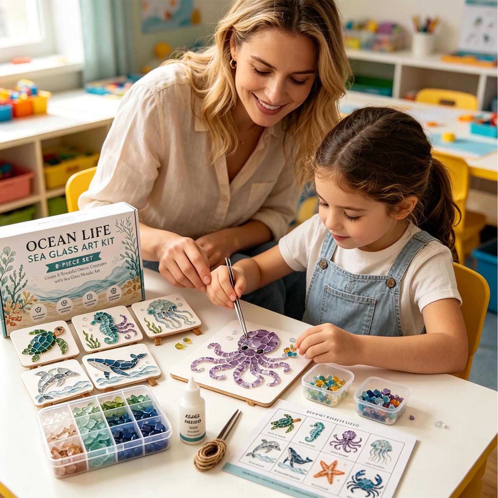 1 adet Okyanus Yaşamı Deniz Ca - Art Craft Animals incelemesi ve fiyatı
