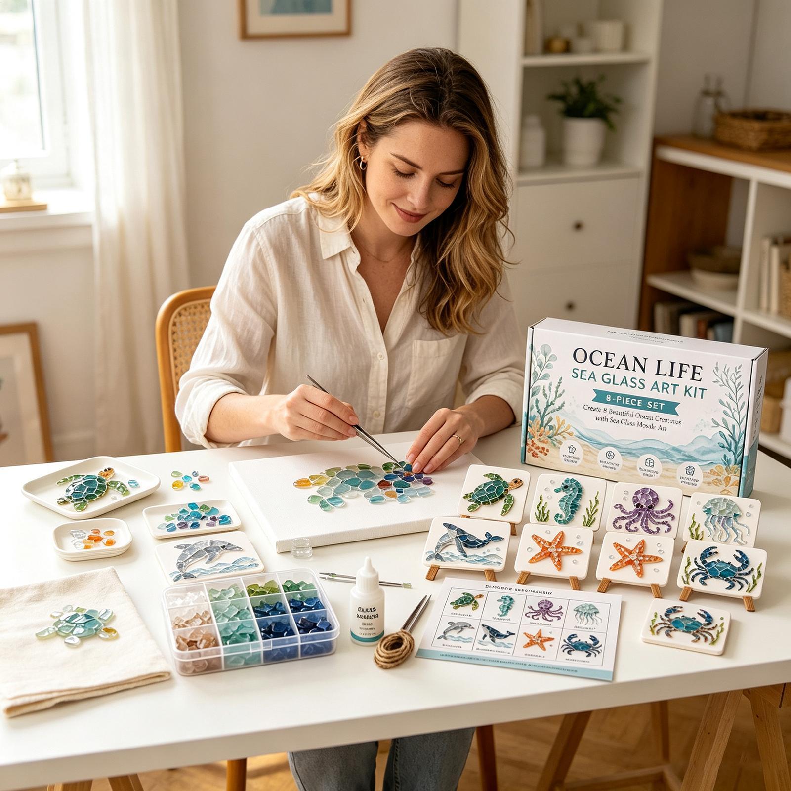 1 adet Okyanus Yaşamı Deniz Ca - Art Craft Animals incelemesi ve fiyatı