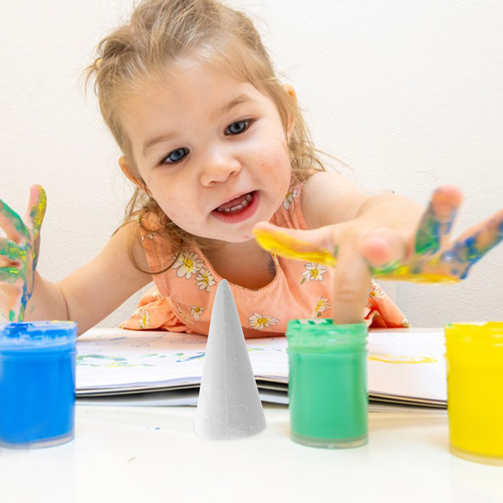 12 adet Köpük Koniler 15 Cm Be - Art Craft For Christmas incelemesi ve fiyatı