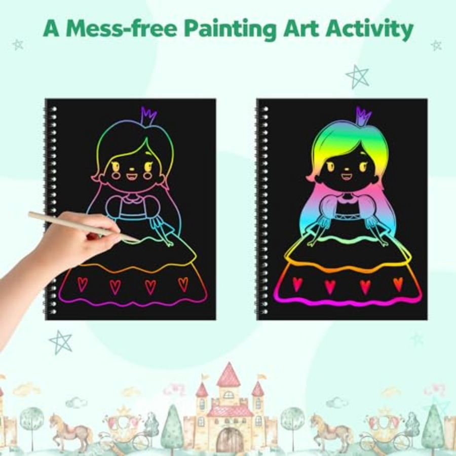 2'li Paket Gökkuşağı Çizim Kağ - Art Craft Notebook incelemesi ve fiyatı